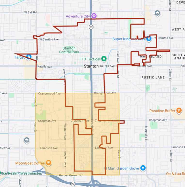 Mapa Actualizado de zona de evacuaci贸n del area en riesgo Mapa-actualizado-zona-evacuaci贸n-garden-grove-stanton